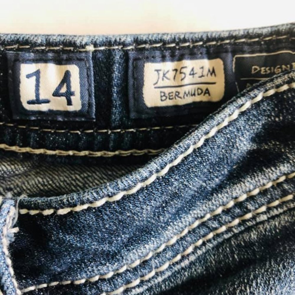 Miss Me girls bermuda shorts jeans 14 - Picture 5 of 5